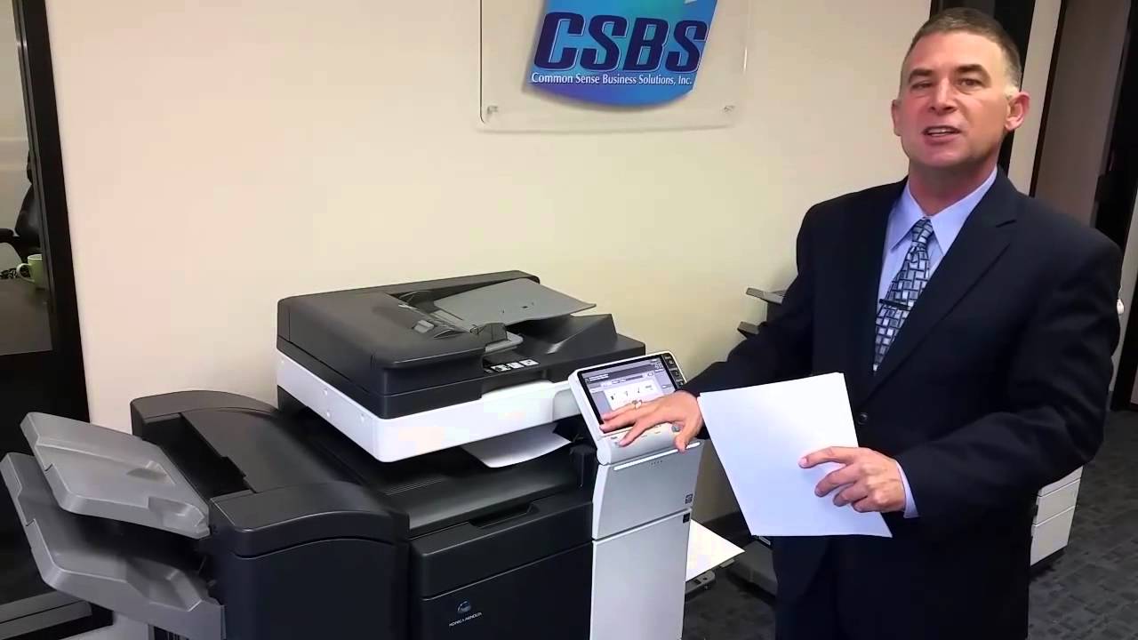 Konica Minolta Bizhub C554 Color Copier Printer Scanner