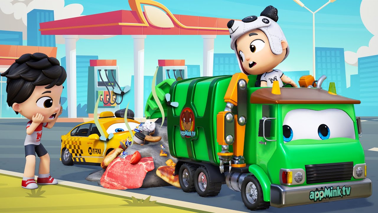 Garbage Truck Fight | Kids Learn to Count |  Pat A Cake | Learn Shape #appMink Kids Song & Nursery