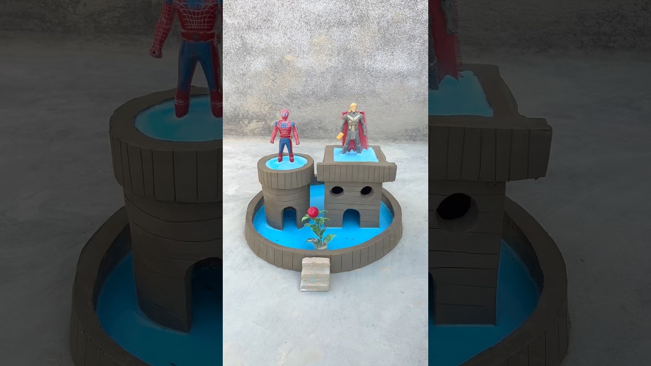 making clay house Beautiful 🏠#shorts #video #viral