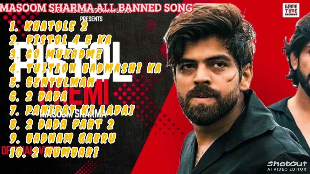 Masoom sharma banned song 2025#trending #song #newharyanvisong #viralvideo #love #new