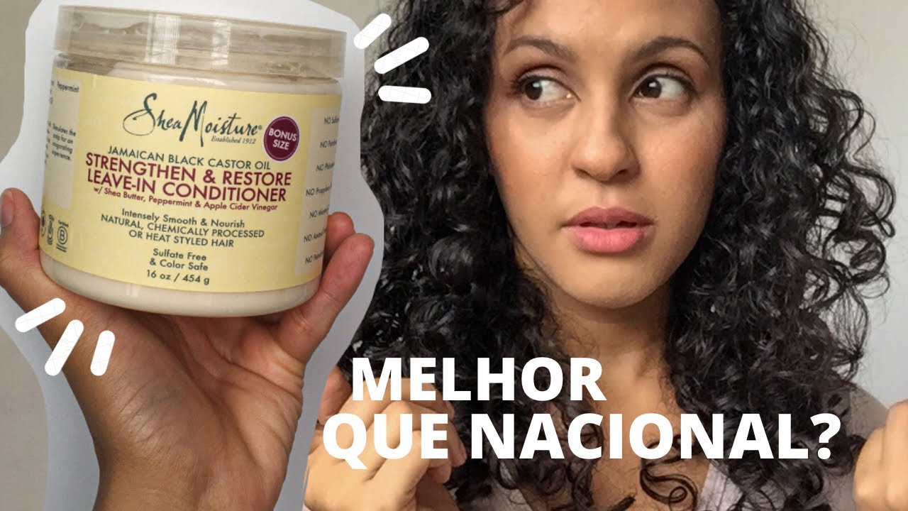 RESENHA SHEA MOISTURE LEAVE-IN: ÓLEO DE RÍCINO, MANTEIGA DE KARITE & MAIS | Ana Laurentino