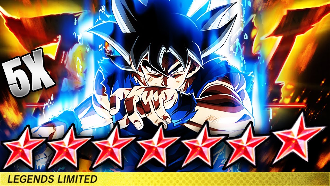 THE FULL POWER OF ULTRA INSTINCT SIGN!! 5x ZENKAI BUFFED 14 STAR LF UI SIGN GOKU!! - DB Legends