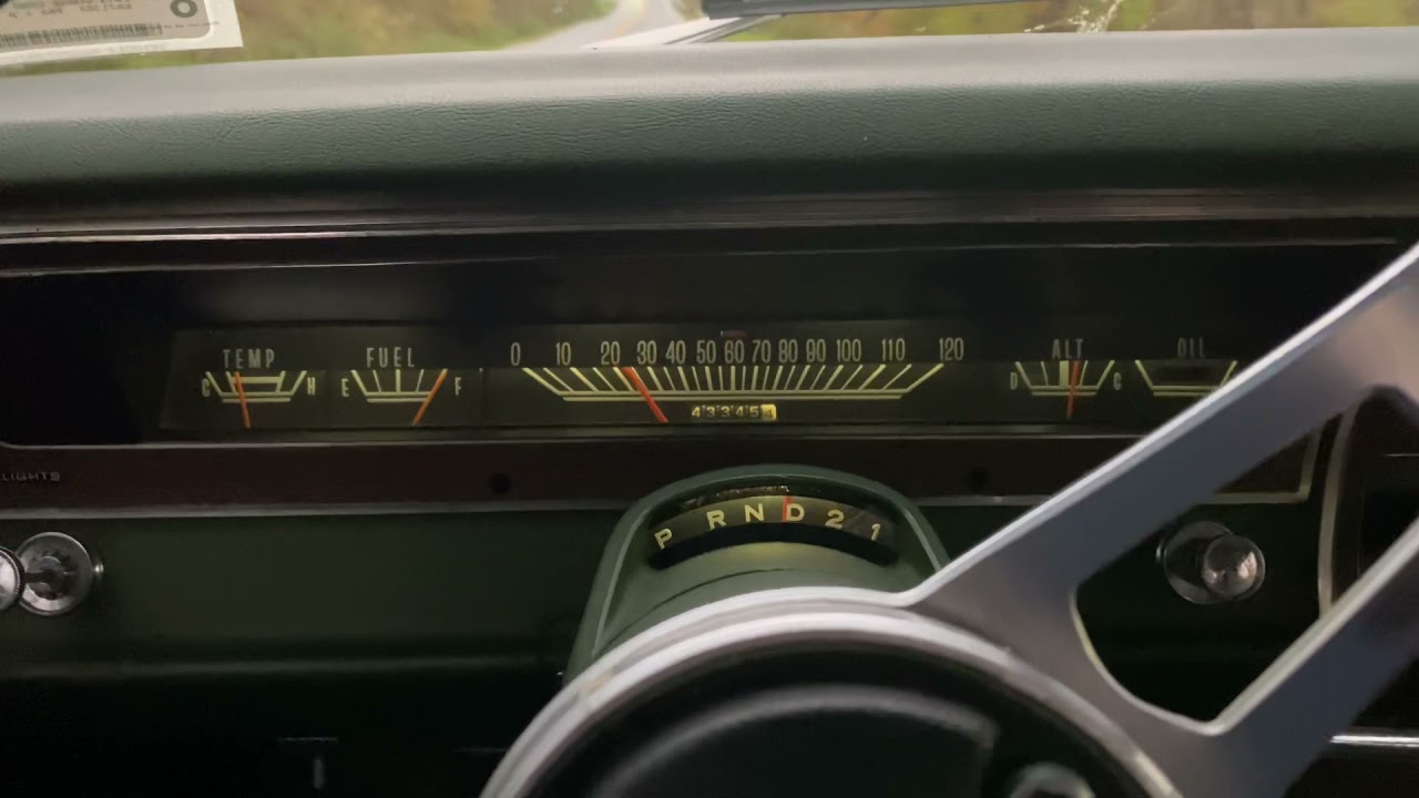 1971 Dodge Dart slant 6 acceleration 0-55mph