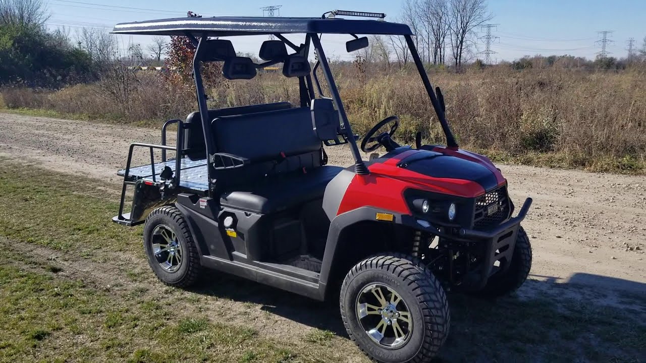 Rancher Gas Golf Cart Four Seater Rover Utility Vehicle Utv Review And Test
