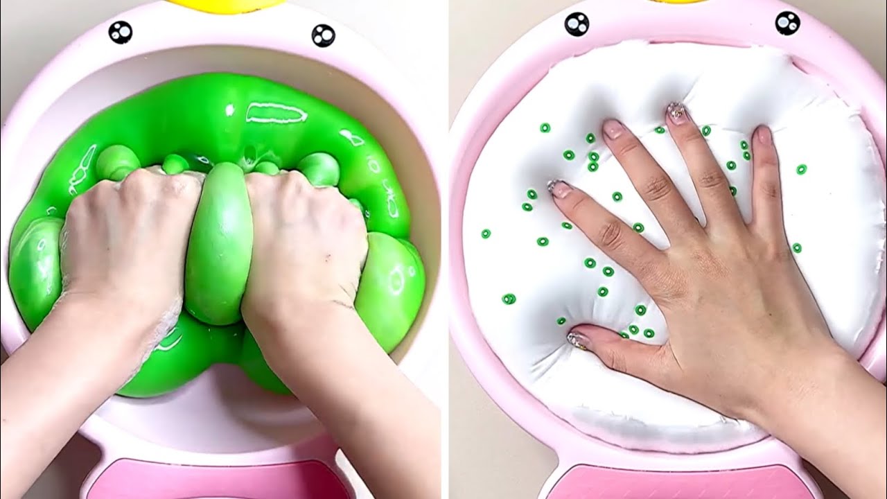 Most Relaxing and Satisfying Slime Videos #255 //Fast Version // Slimeing //