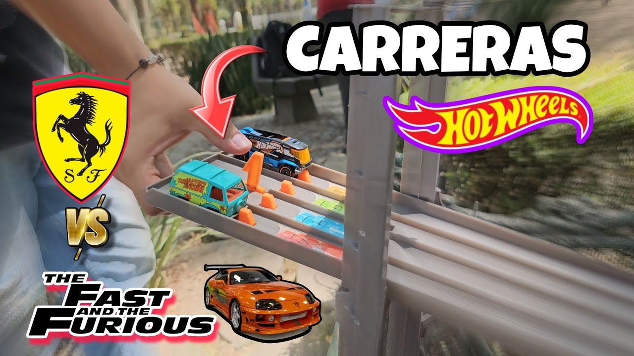 CARRERITAS DE HOT WHEELS DESCUBRIMOS CUÁL FUE EL MAS RÁPIDO EN PISTA | PEQUEÑO COLECCIONISTA