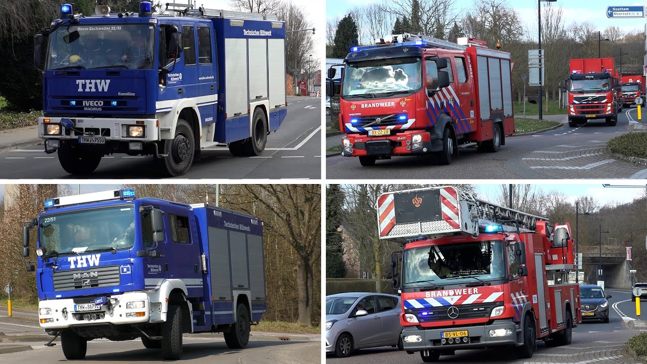 [Eingestürzter Aussichtsturm] Großeinsatz für Rettungskräfte in Valkenburg (NL) | Einsatzfahrten