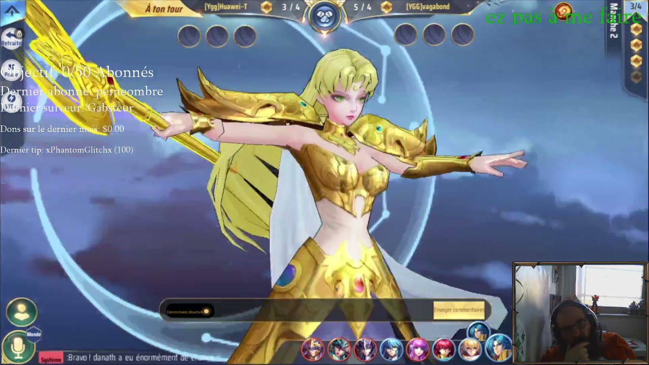 Reshoutcast du Jamir de Mars 2021 sur Saint Seiya Awakening
