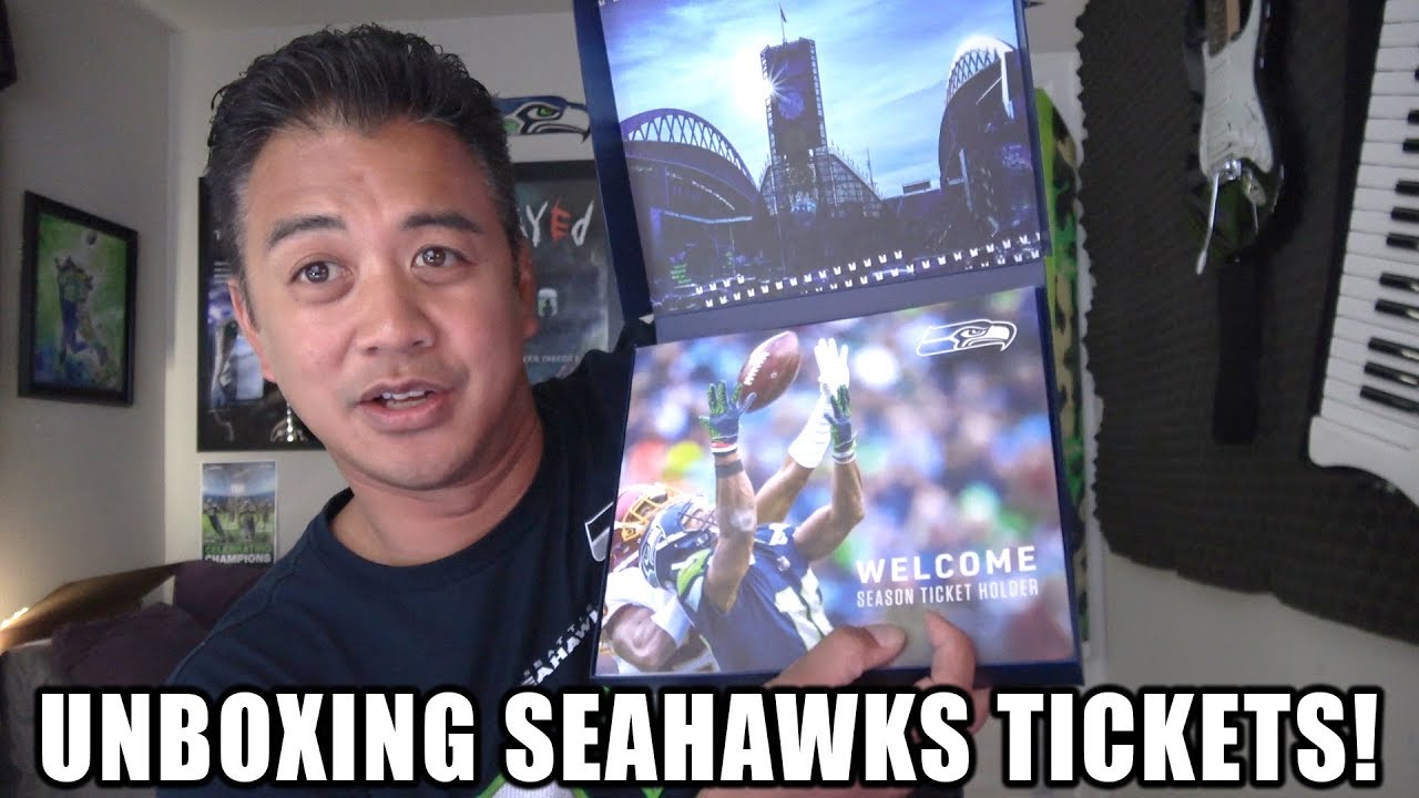 Unboxing Seahawks Season Tickets!