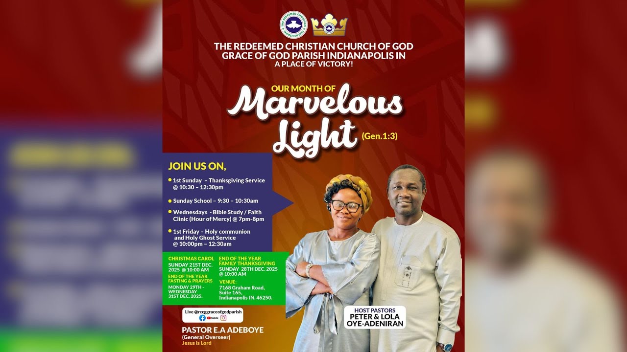 RCCG Grace of God Parish - January 2026