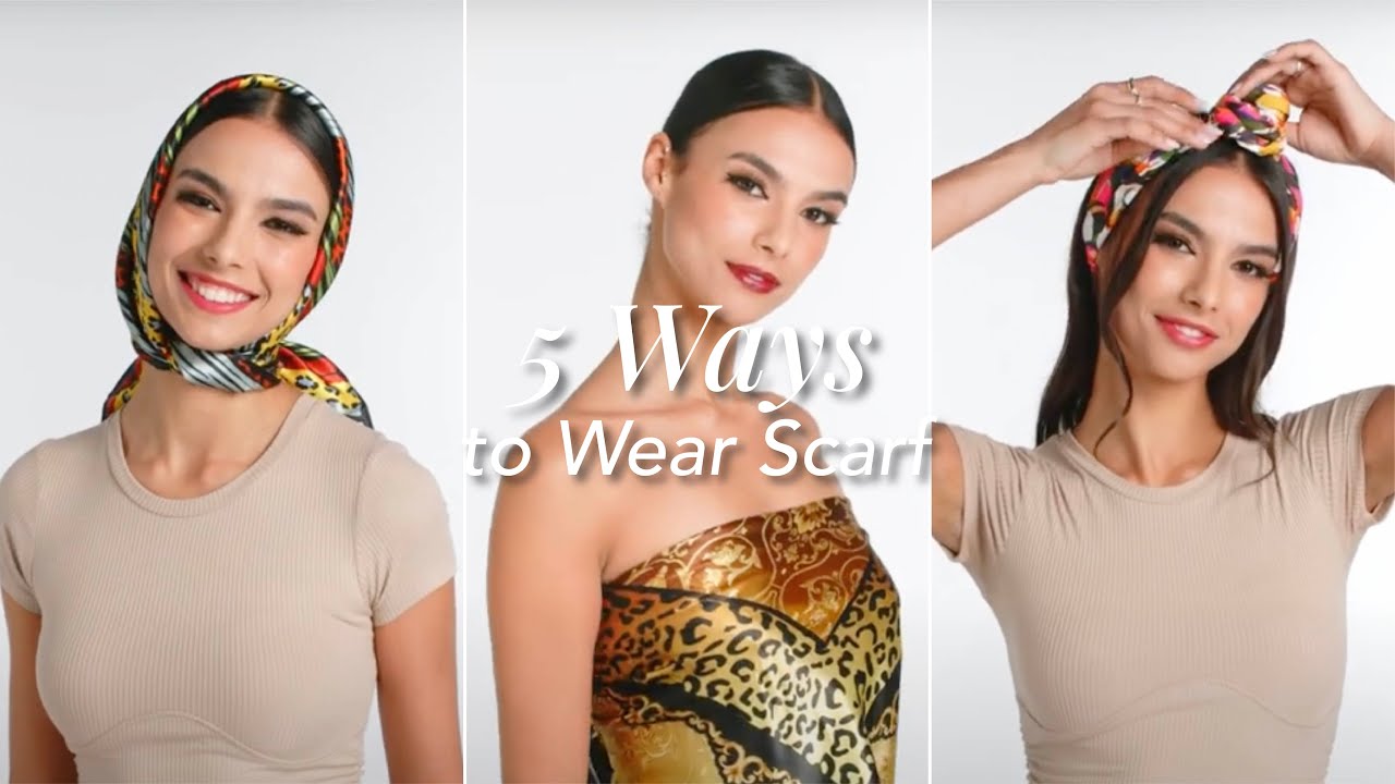 Unleash Your Style with Red by Kiss Silky Square Scarf | A Fashion Must-Have! #scarf #styling