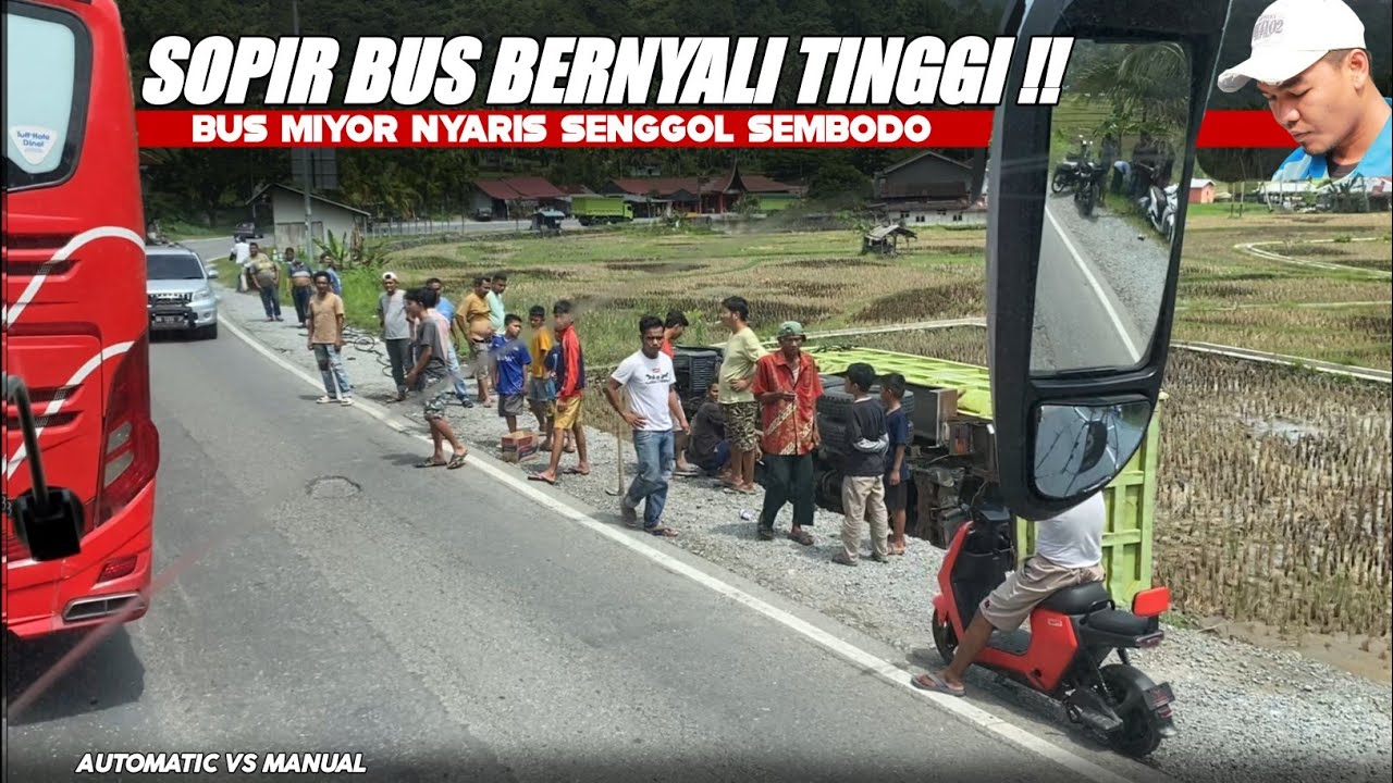 DILUAR DUGAAN⁉️ BUS TIDAK BERSENGGOLAN, BENAR² DRIVER BERNYALI TINGGI