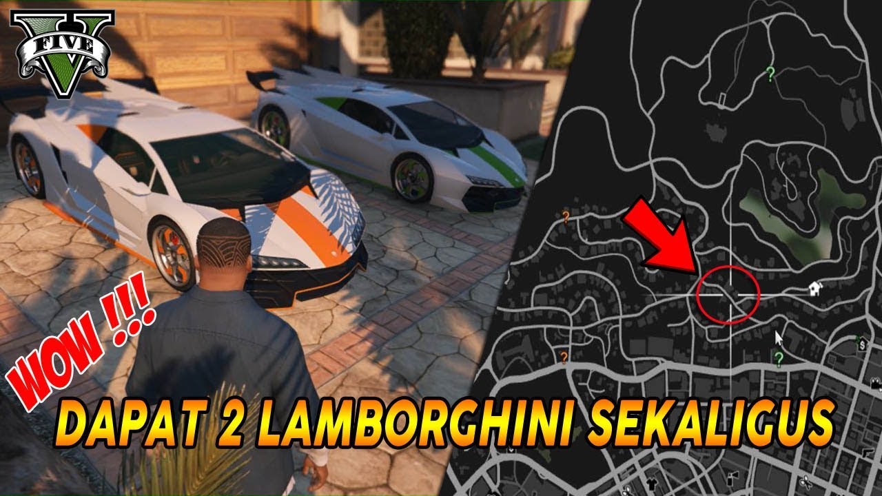 NO HOAX ! 2 LOKASI MUNCULNYA MOBIL SPORT LAMBORGHINI DI GTA 5 | ZENTORNO SPAWN LOCATION (PC,PS4,XB1)