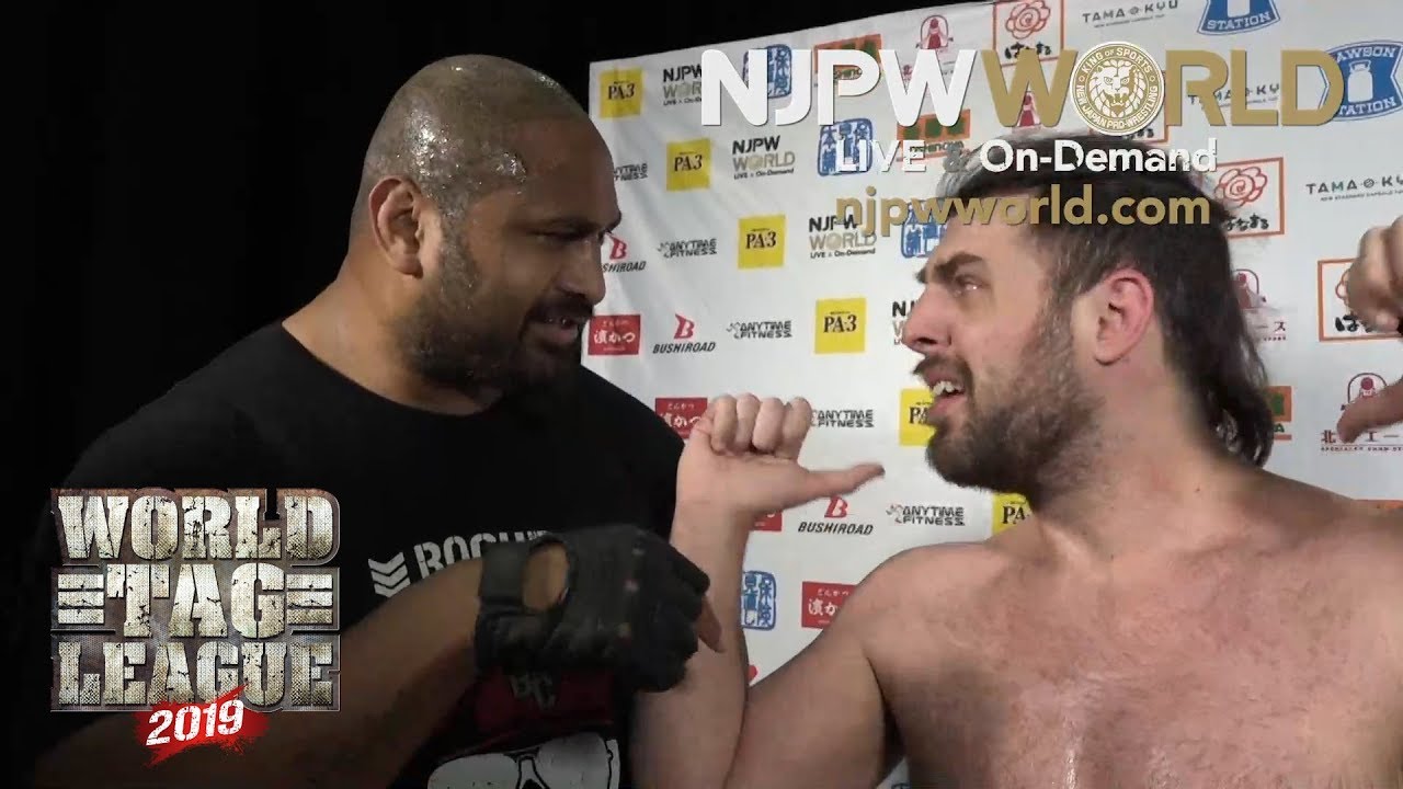 Owens and Fale are serious team players! #njwtl