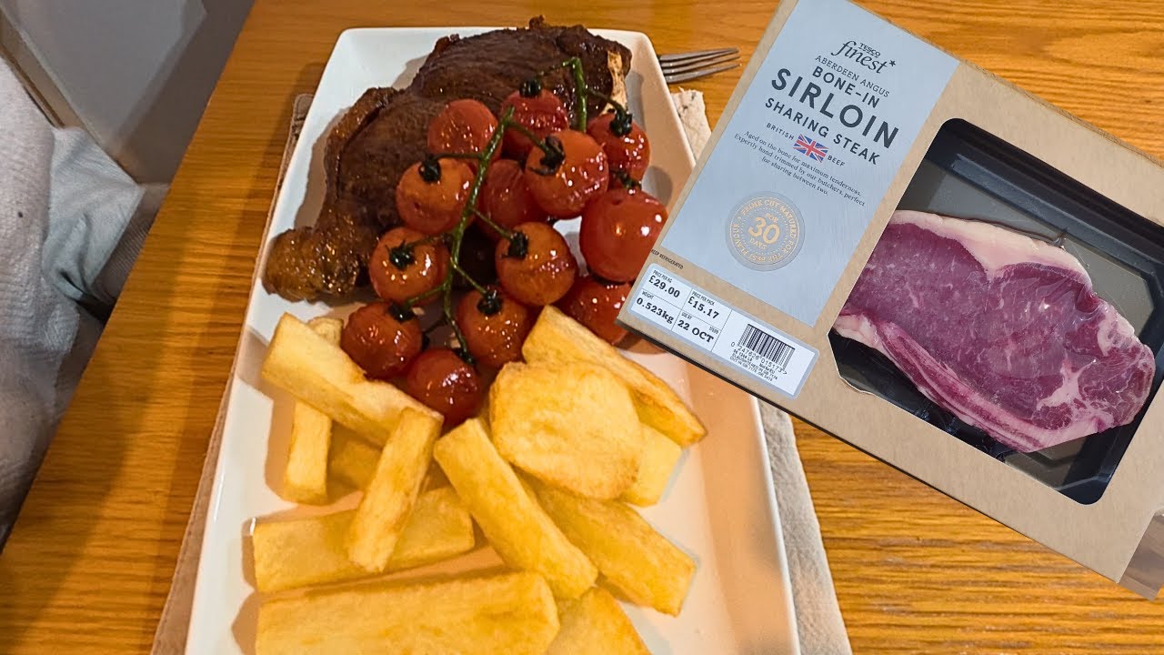 Birthday Steak for Nat | Tesco Bone in Sirloin Steak