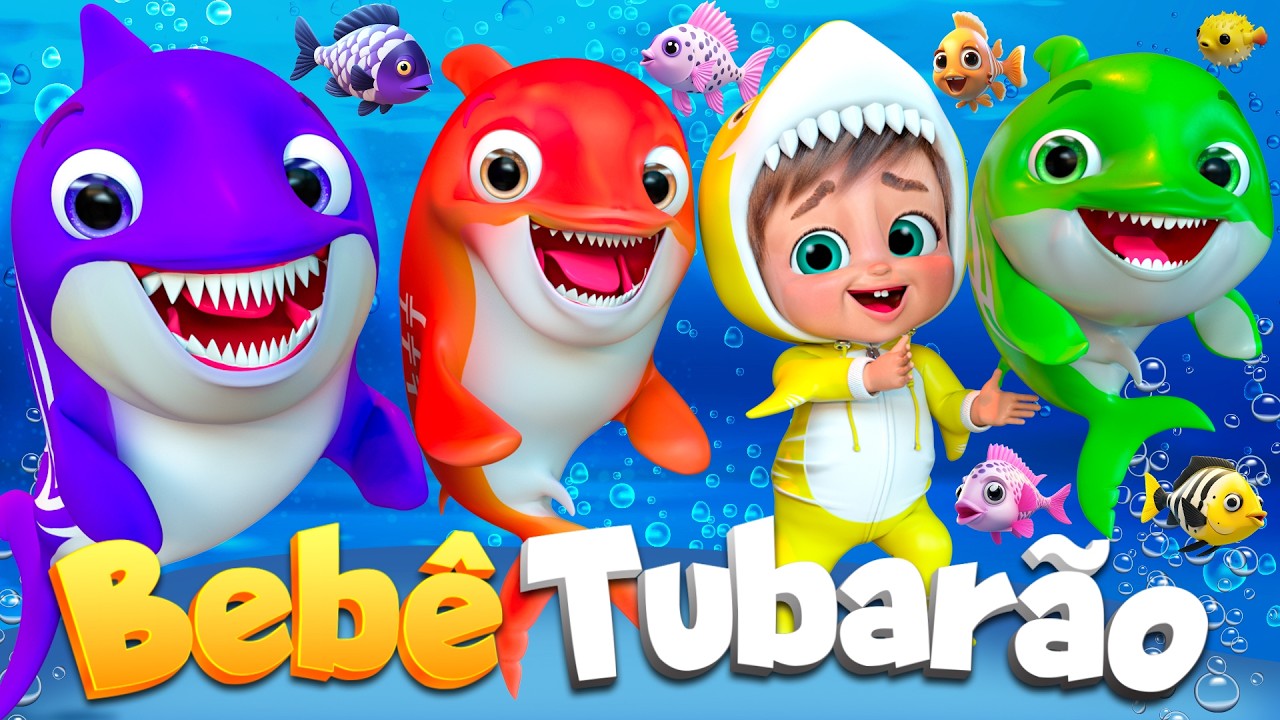 Cantando com Bebê Tubarão | Música infantil | Baby Panda Brazilian Português #bebetubarao