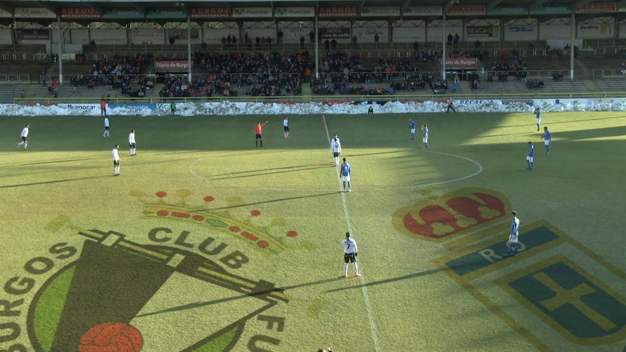 Burgos CF - Real Oviedo 25-01-2015