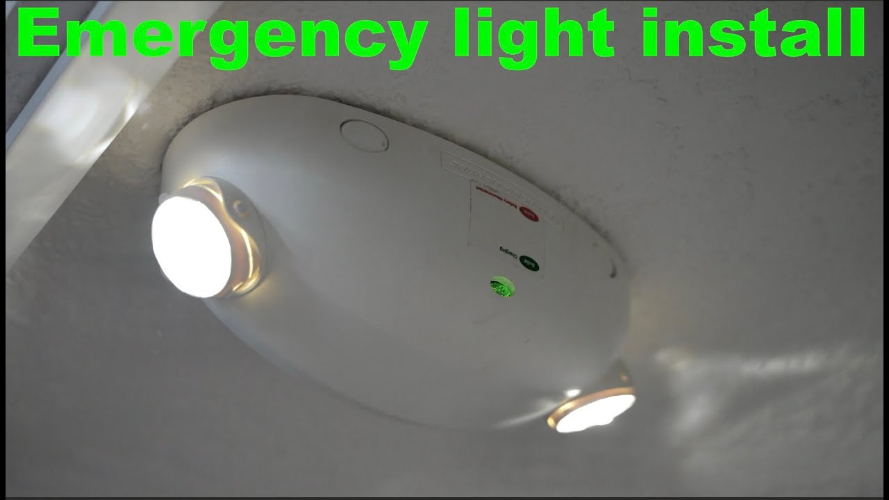 Installing New Emergency Light!