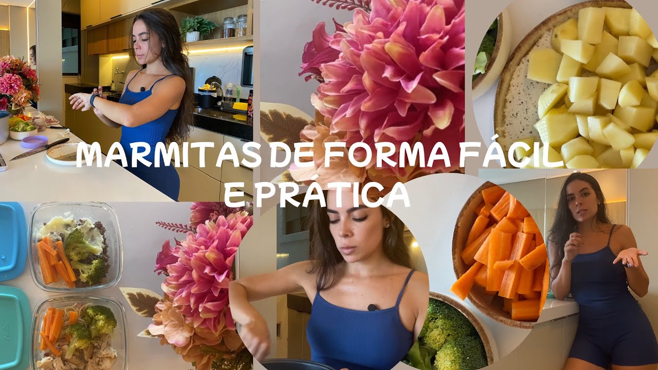 Marmitas da semana, feitas com pouco de forma fácil e prática🍛 Ganho de massa 💪