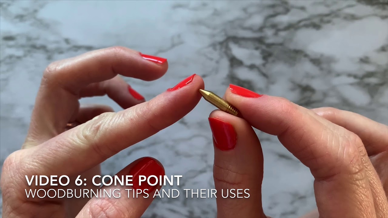 6: Woodburning Tips and Their Uses- Cone Point