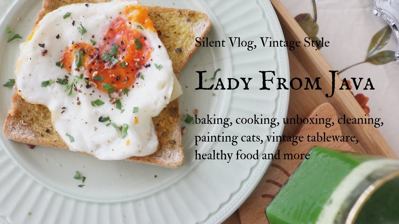 Menu Makanan Sehat | Unboxing Barang Vintage | Banana Rolled Oat Bread | Membeli Barang Lucu