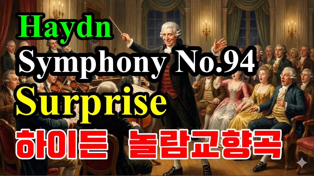 Haydn - Symphony No.94 Surprise 하이든 - 놀람교향곡 94번. Beethoven, 바흐, Mozart, 말러, Satie, Surprise Symphony