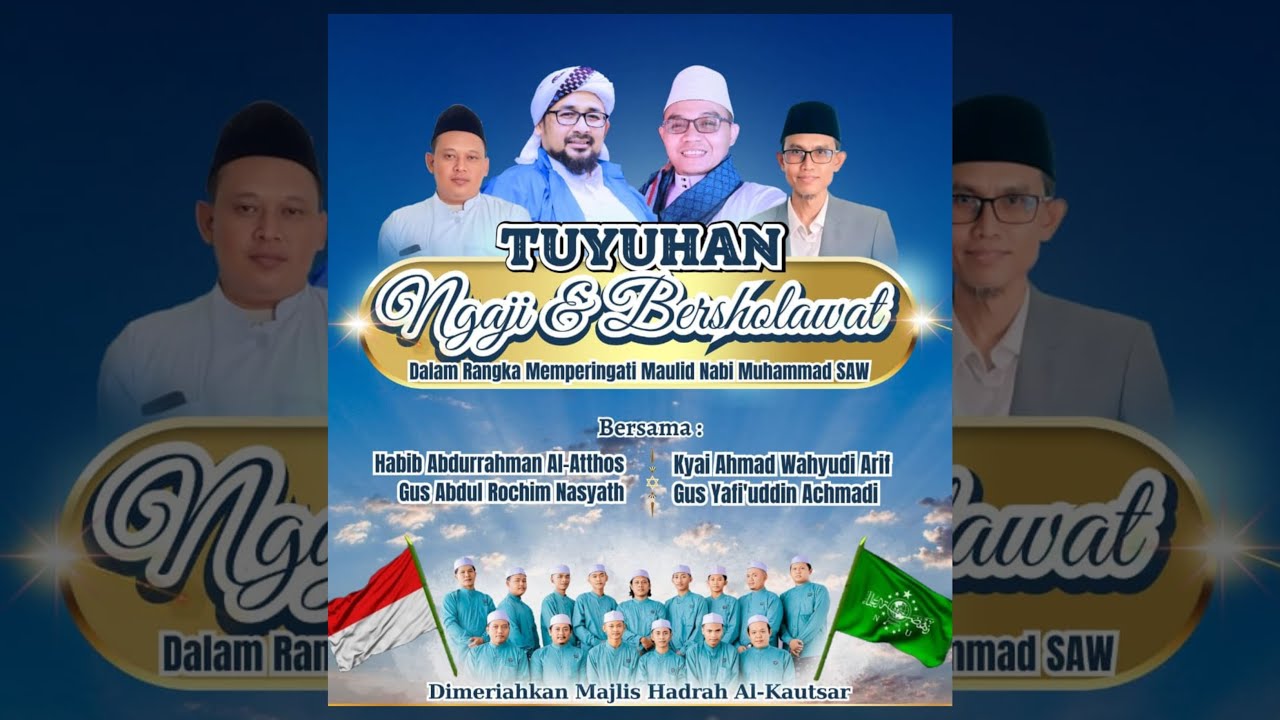 🔴LIVE STREAMING -TUYUHAN BERSHOLAWAT  BERSAMA HABIB ABDURROHMAN AL ATTHOS