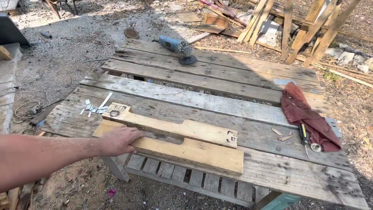 Silla playera con una sola tarima palet