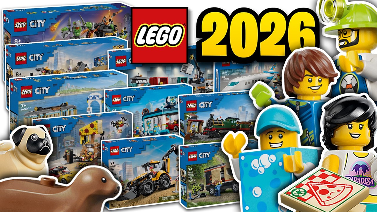 Официально представлены наборы LEGO City на лето 2026 года.