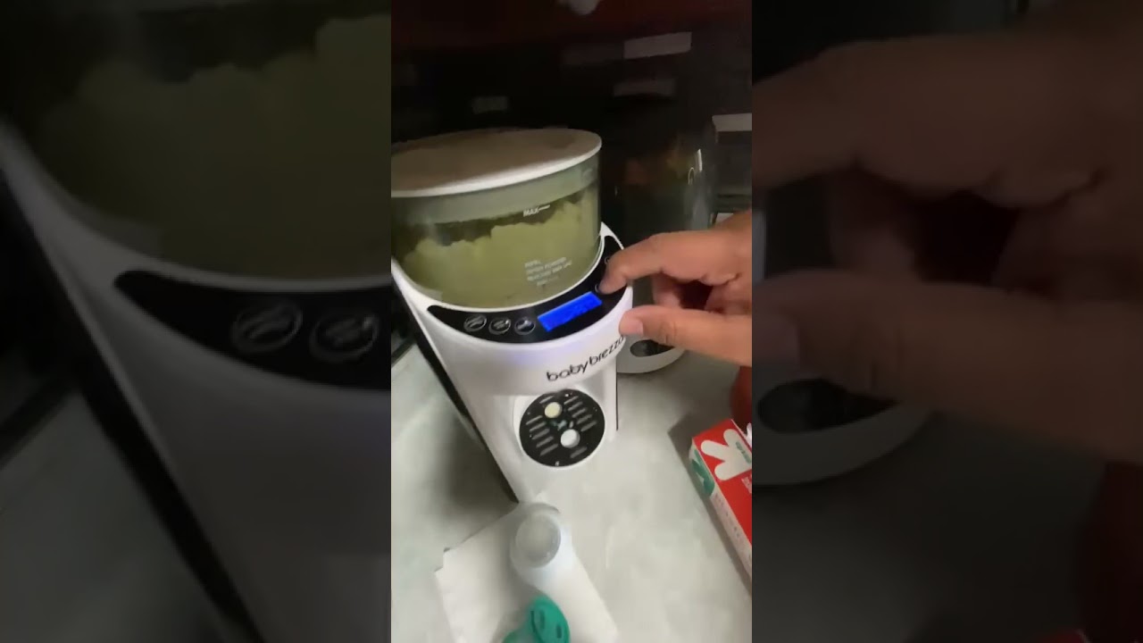 Baby Brezza powder setting test