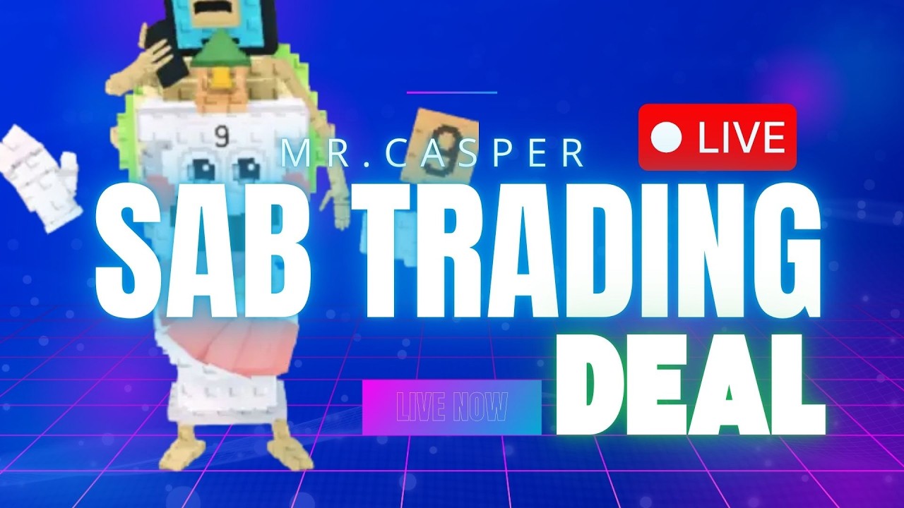 🔴Live🔴Sab Trading Deal Roblox Mr. Casper #roblox #stealabrainrot #sab #pvp #gamingvideos #sab #live