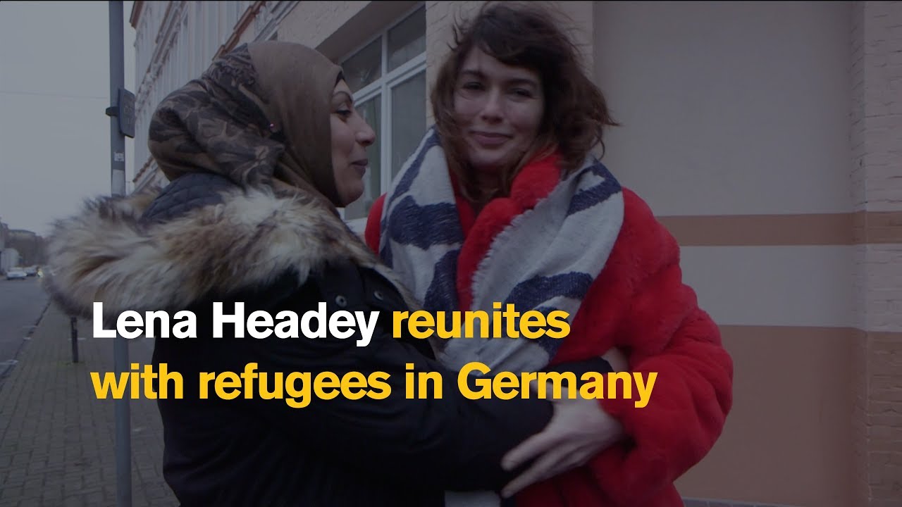 Lena Headey Reunites with Marwa, a Syrian Refugee in Germany