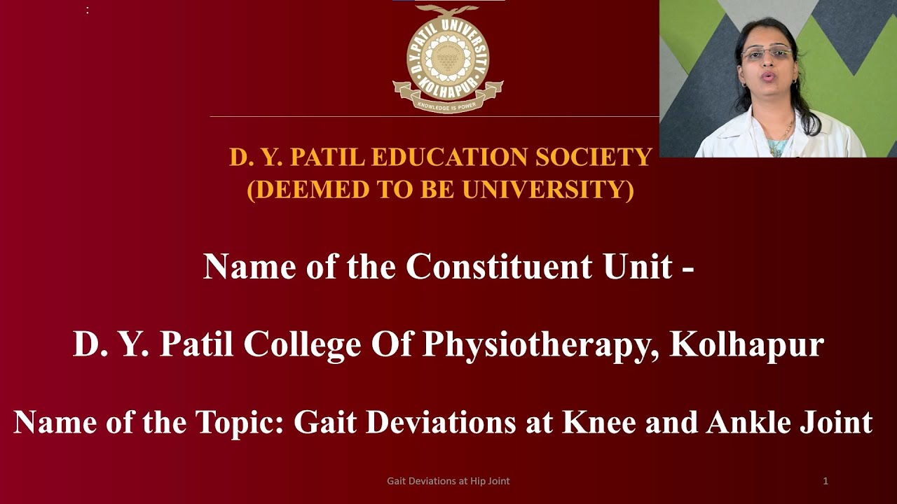 Gait Deviations at Knee & Ankle Joint