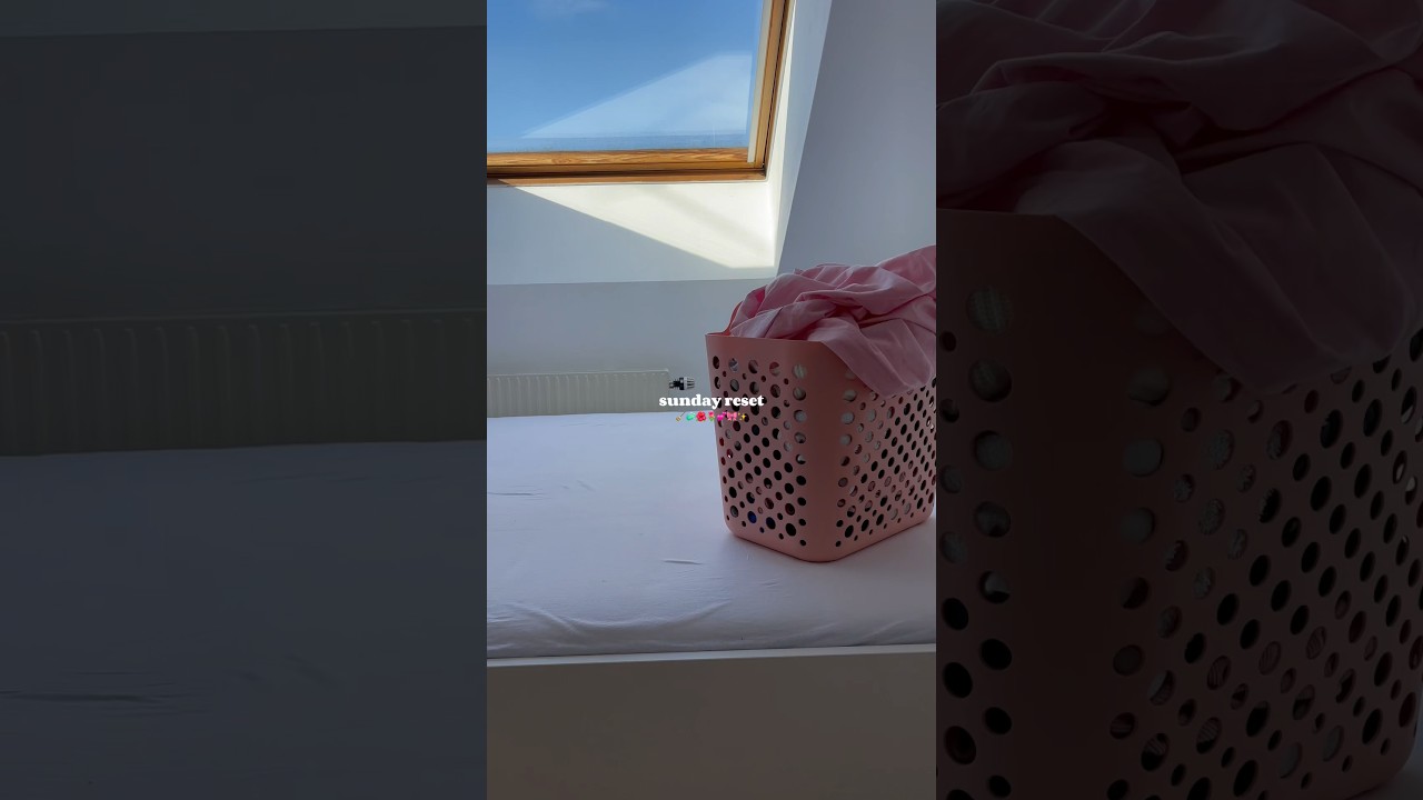 productive sunday reset routine 🌷🧹🫧 | #reset #sundayreset #aesthetic #insporation