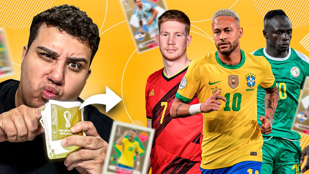 COPA do MUNDO 2022 mas FIGURINHAS convocam meus JOGADORES