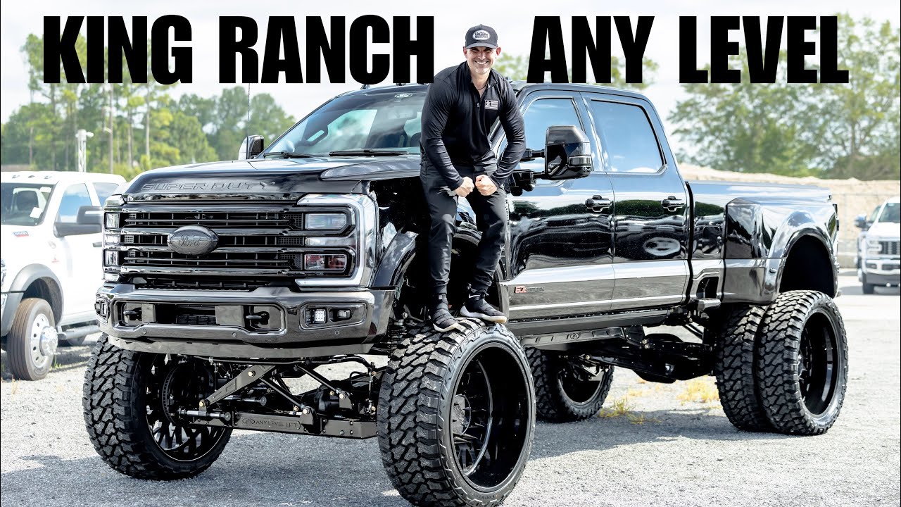 ОГРОМНЫЙ Akins Ford F450 KING RANCH ЛЮБОГО УРОВНЯ ПОДЪЕМНЫЙ Super Duty НА 42-х и 30-х16-х колесах