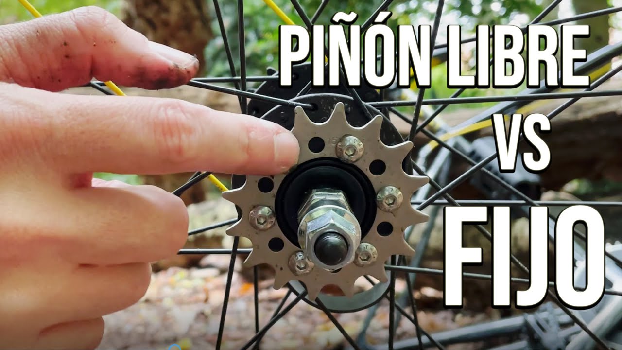 PIÑÓN FIJO vs PIÑÓN LIBRE (Cual es la  GRAN diferencia?) 🚲