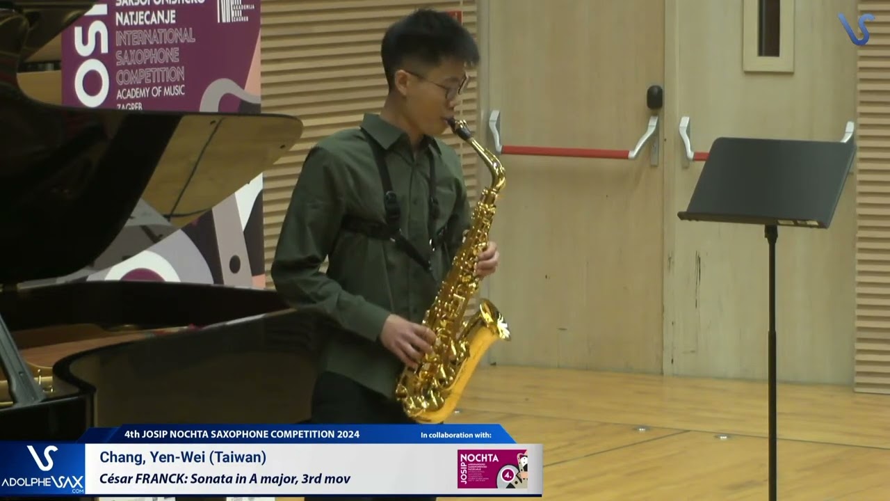 Yen-Wei Chang plays Sonate for violin (3rd. Mov) by Cesar FRANCK