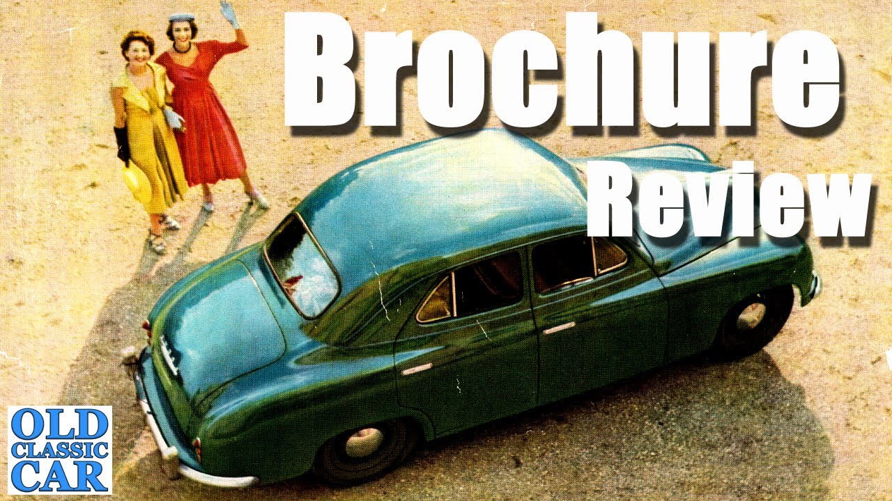 A 1952-1961 classic Skoda 1200 (1201) car brochure review | Škoda