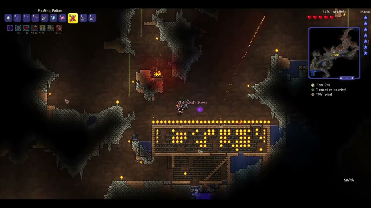 I beat the hardest boss in Terraria - The Torch God