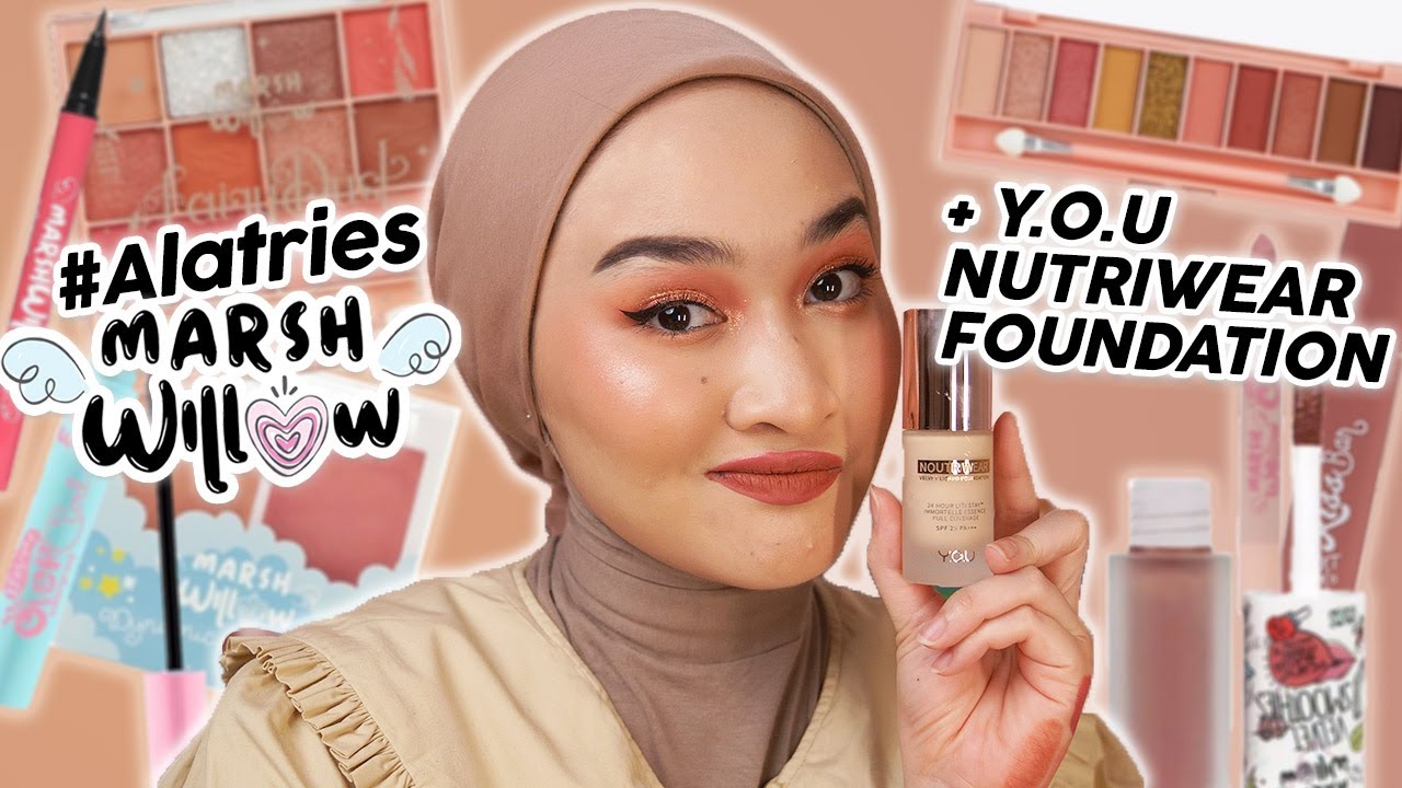 #AlaTries : Y.O.U. Nutriwear Foundation, Marshwillow Makeup etc! | Kiara Leswara