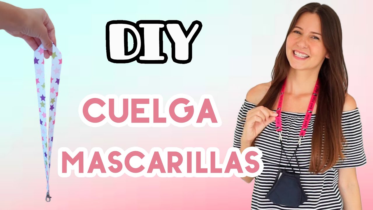 CÓMO HACER CUELGA MASCARILLAS (fácil) ⭐️ 5 IDEAS ⭐️ Collar Para Mascarillas o Tapabocas