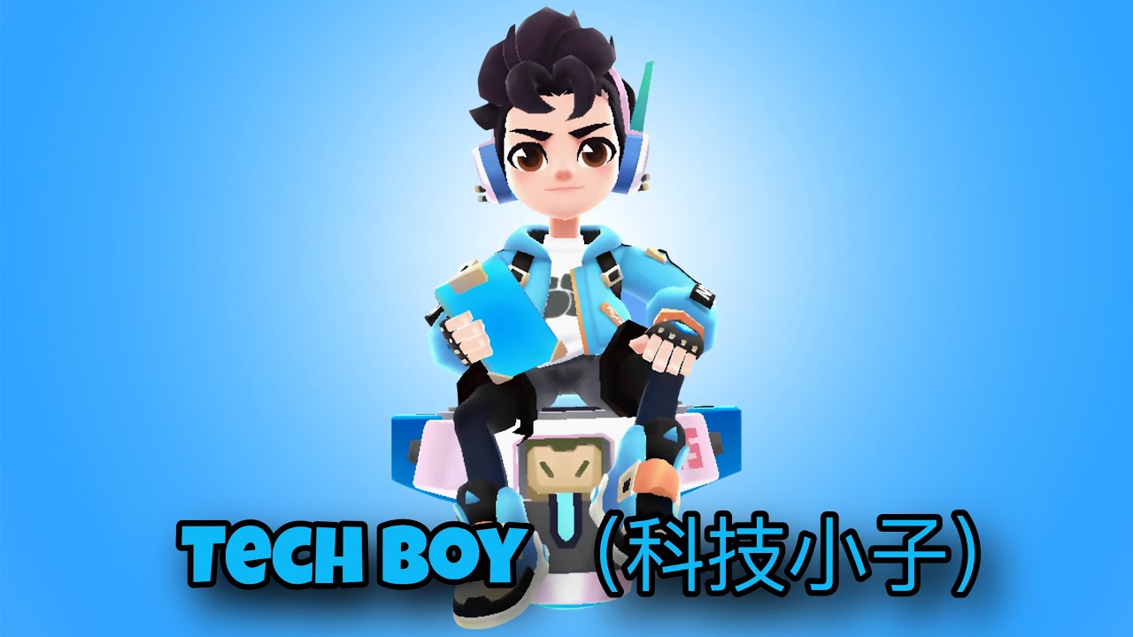 Subway Surfers Chinese Version :  Tech Boy （科技小子）