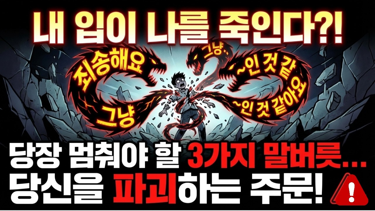 나도 모르게 내 가치를 깎아먹는 3가지 말투: 자존감의 구조 신호를 읽는 법! 심리학이 들려주는 우리들의 숨겨진 진짜 이야기와 내면을 어루만지는 따뜻한 위로의 시간