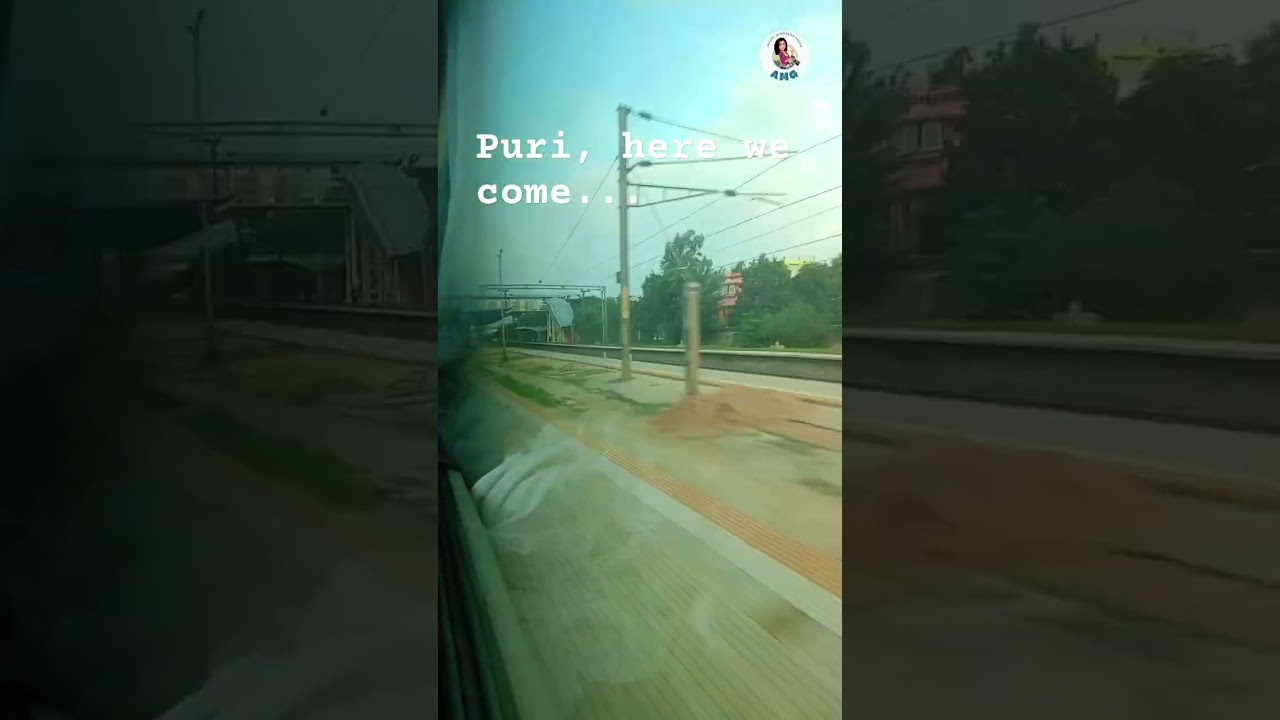 View from Howrah Puri Superfast Express #timelapse