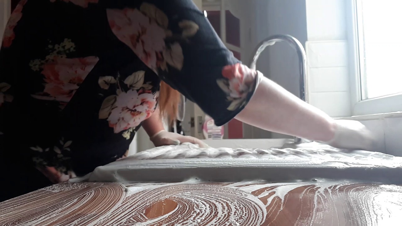ASMR/ Cleaning sink/water sounds/ spray sounds