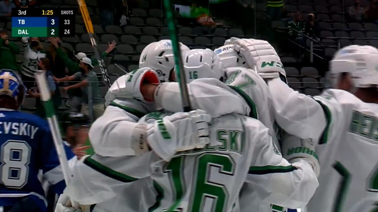 Dallas Stars Score 2 Extra Attacker Goals In 41 Seconds