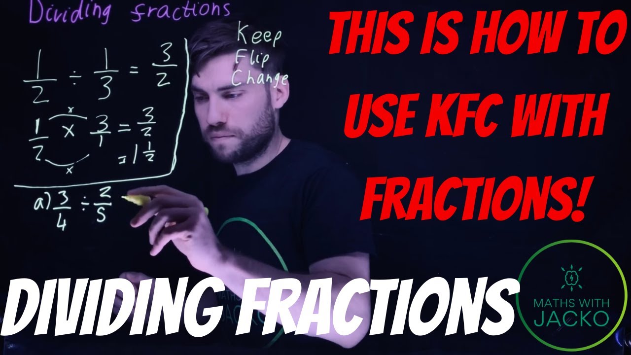KFC HACK FORMULA For Dividing Fractions! HOW?