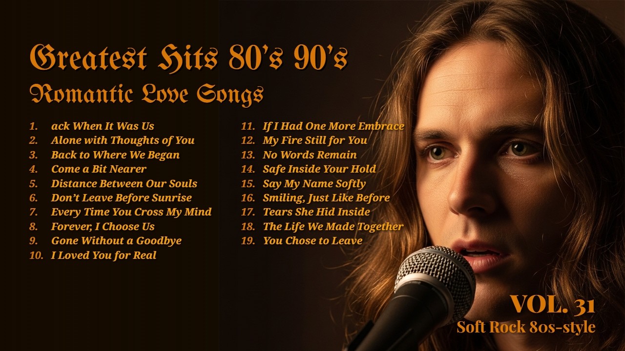 Nonstop Greatest Hits Love Songs 80s 90s | Romantic Soft Rock Collection - Playlist Vol. 31