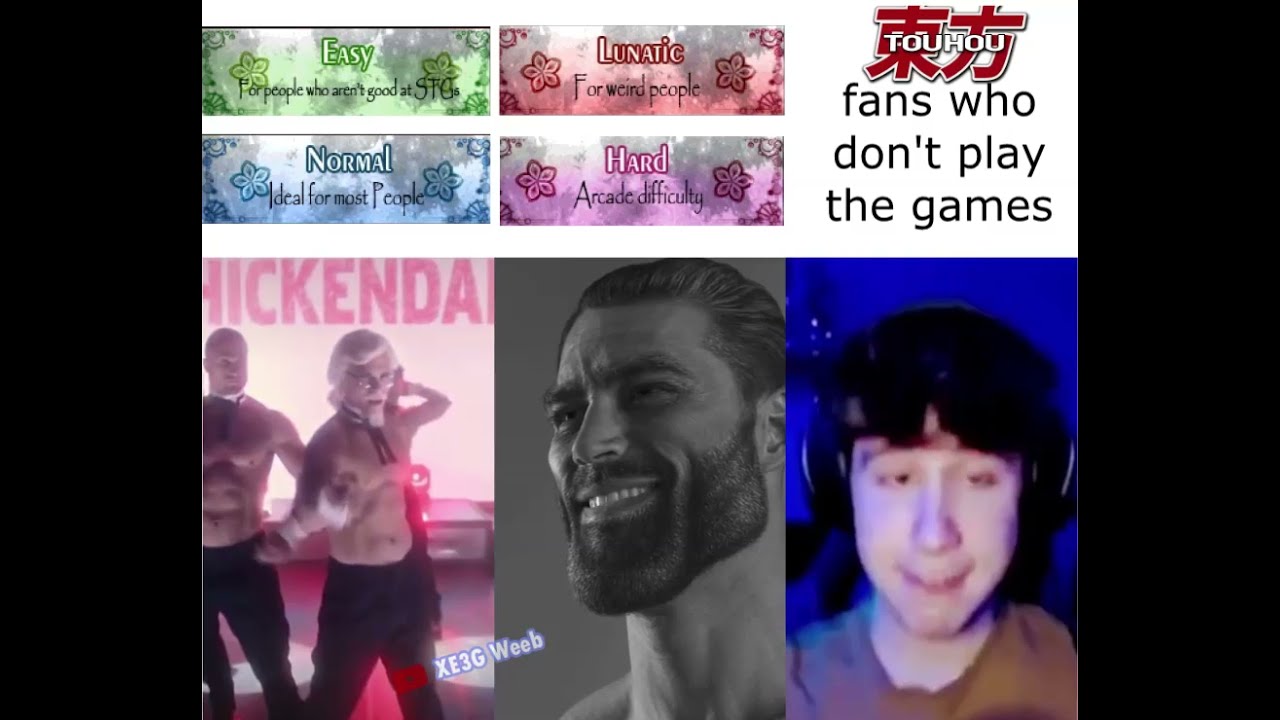 types of touhou fans who....